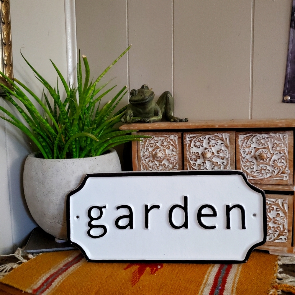 Garden sign